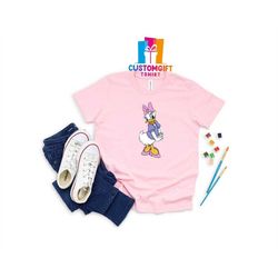 daisy duck t-shirt, disney shirt, disney vacation shirt, women disney shirt, disney travel shirt, disney kids shirt, gir