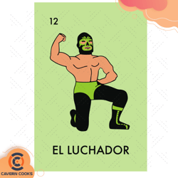 el luchador mexican lottery parody mask svg