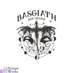 basgiath war college fourth wing fly or die svg cutting file
