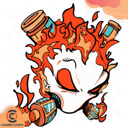 Fire In Hell Design Svg TD210416QQ32