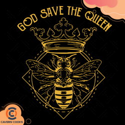 god save the queen bee svg td210511qq10