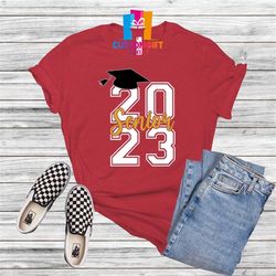 2023 senior t-shirt, graduation shirt, class of 2023 shirt, student shirt, school shirt, graduation cap shirt, graduate