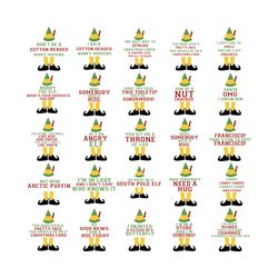 don't be a elf bundle christmas svg, christmas svg files