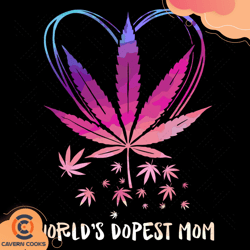 wolds dopest mom weed svg md210415lt10