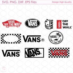 vans logo bundle svg, vans logo svg, shoes brand svg, vans brand svg