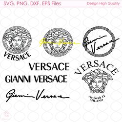versace logo svg bundle, versace svg, gianni versace svg, versace logo svg
