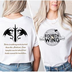 fourth wing shirt, the archives shirt, rebecca yarros shirt, dragon shirt, dictionary print shirt, vintage print shirt