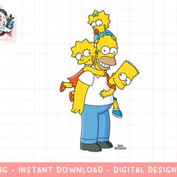 the simpsons homer lisa bart and maggie play png, sublimation.jpg