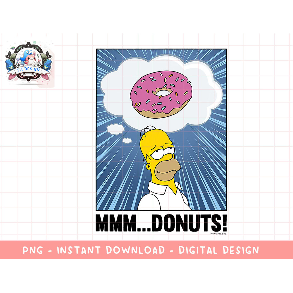 The Simpsons Homer Mmm...Donuts png, sublimation.jpg