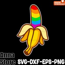 lgbt banana funny design svg,lgbt svg bundle,lesbian svg , gay svg, bisexual svg, transgender svg, queer svg,pride svg,q