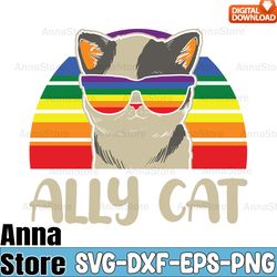 nonbinary gay pride cat lgbt sunglasses svg,lgbt svg bundle,lesbian svg , gay svg, bisexual svg, transgender svg