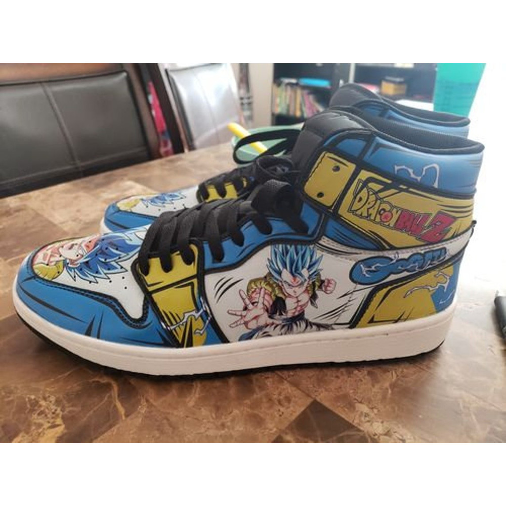Gogeta High Canvas Shoes for Fan, Women and Men, Dragon Ball Z High Canvas Shoes, Dragon Ball Gogeta Sneakers