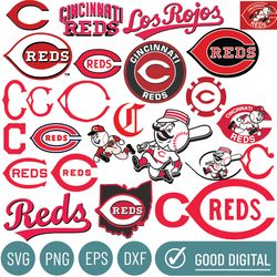 cincinnati reds svg, cincinnati svg, reds svg svg vector files, m.l.b svg, png, dxf, eps, instant download