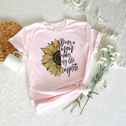 being a mom makes my life complete shirt, leopard sunflower mom shirt, mom life shirt, mother t-shirt, mothers day gift,