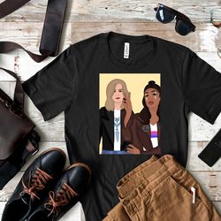 tessa thompson shirt, tessa thompson t shirt, matt damon thors shirt