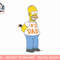 The Simpsons Homer Number 1 Dad Fathers Day png, sublimation.jpg