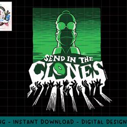 the simpsons homer send in the clones halloween png, sublimation.jpg