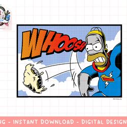 the simpsons homer super hero pie man comic png, sublimation.jpg