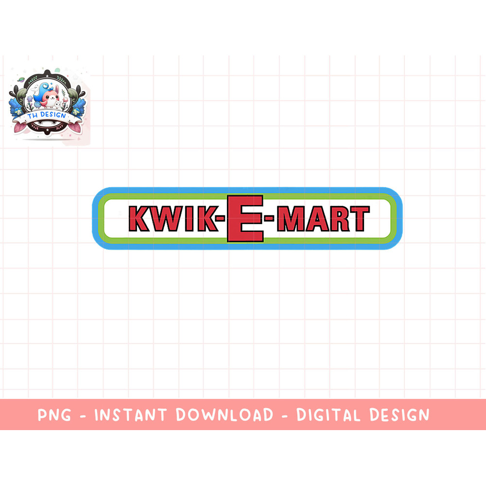 The Simpsons Kwik-E-Mart Logo V2 png, sublimation.jpg