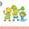 The Simpsons Lisa Bart Maggie St. Patrick’s Day png, sublimation.jpg