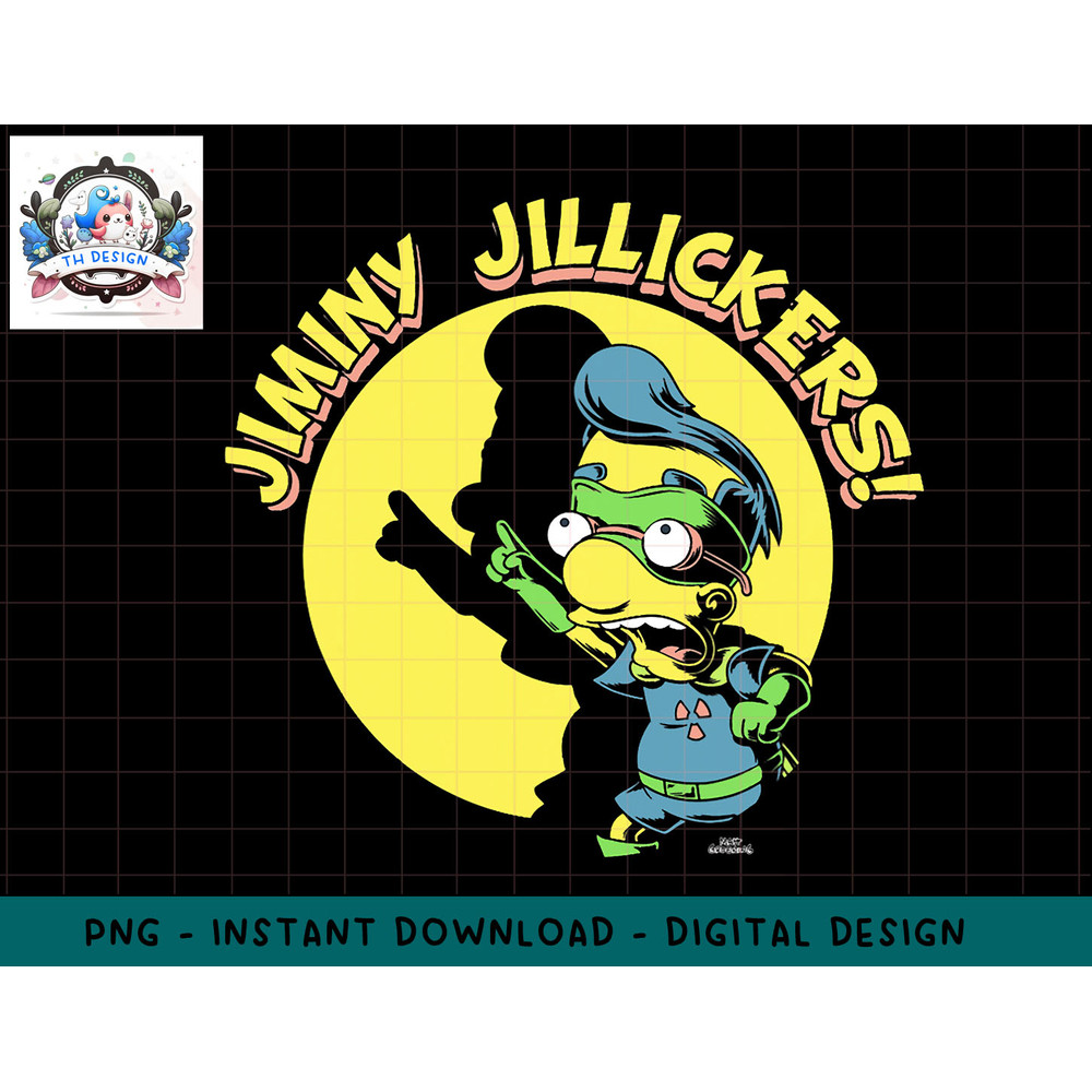 The Simpsons Milhouse Jiminy Jillickers png, sublimation.jpg