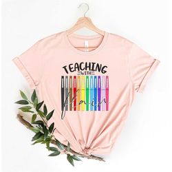 Teaching with Flair | Teaching Shirt | Teacher Shirt | Cute Shirt for Teachers | Teacher Gifts | Preschool Teacher | Fla