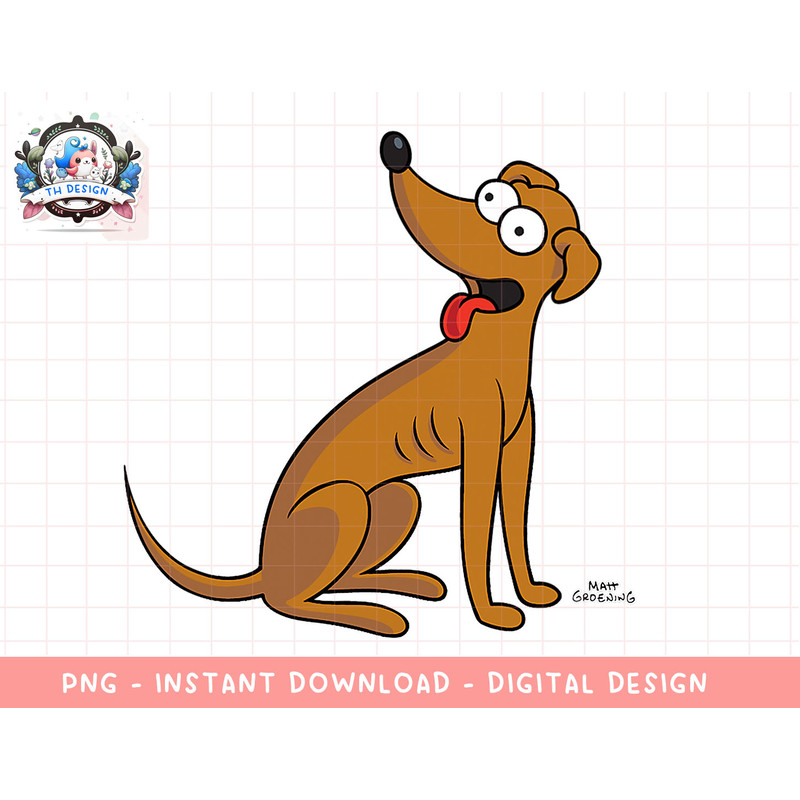 The Simpsons Santa’s Little Helper png, sublimation.jpg