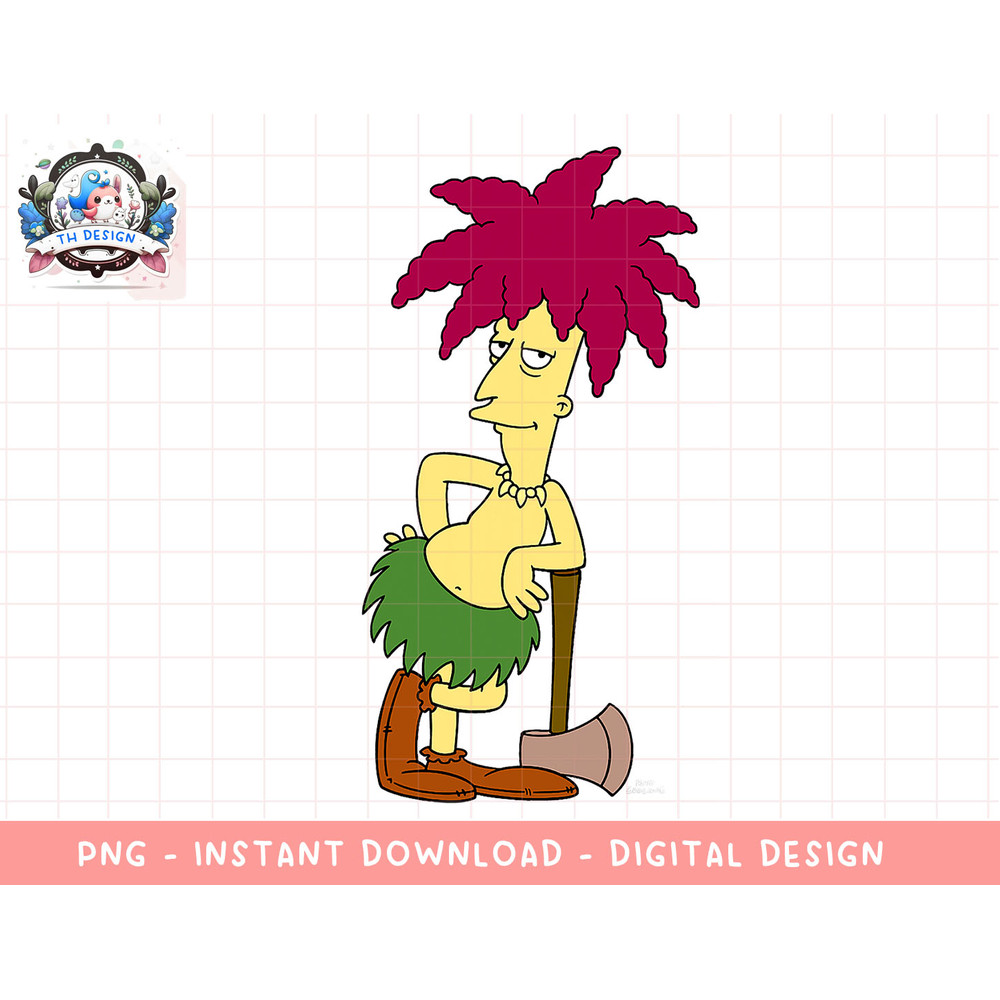The Simpsons Sideshow Bob With Axe V1 png, sublimation.jpg