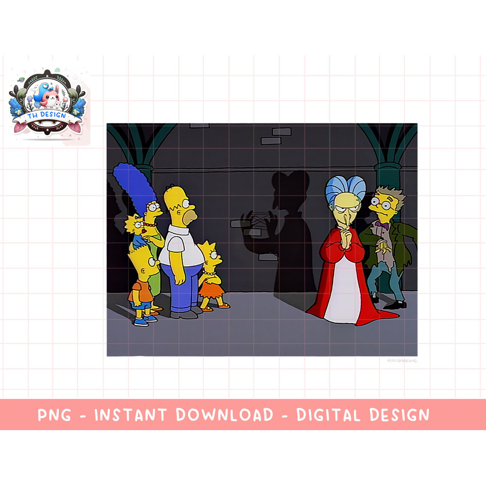 The Simpsons Treehouse Of Horror Dracula Shadow Mr. Burns V2 png, sublimation.jpg