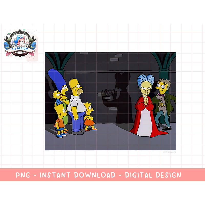 The Simpsons Treehouse Of Horror Dracula Shadow Mr. Burns V2 png, sublimation.jpg