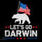 Lets Go Darwin Bear US Flag Svg Let Go Brandon Svg