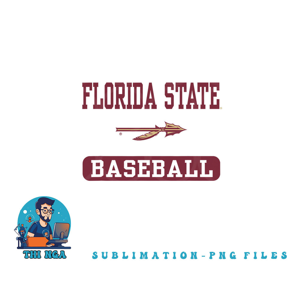 Florida State Seminoles Baseball Logo Officially Licensed png, digital download copy.jpg