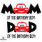 Mom and Dad of the Birthday Boy Lightning Mcqueen Svg