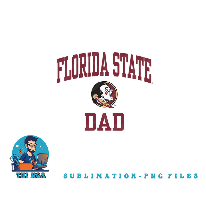Florida State Seminoles Dad Icon Officially Licensed png, digital download copy.jpg