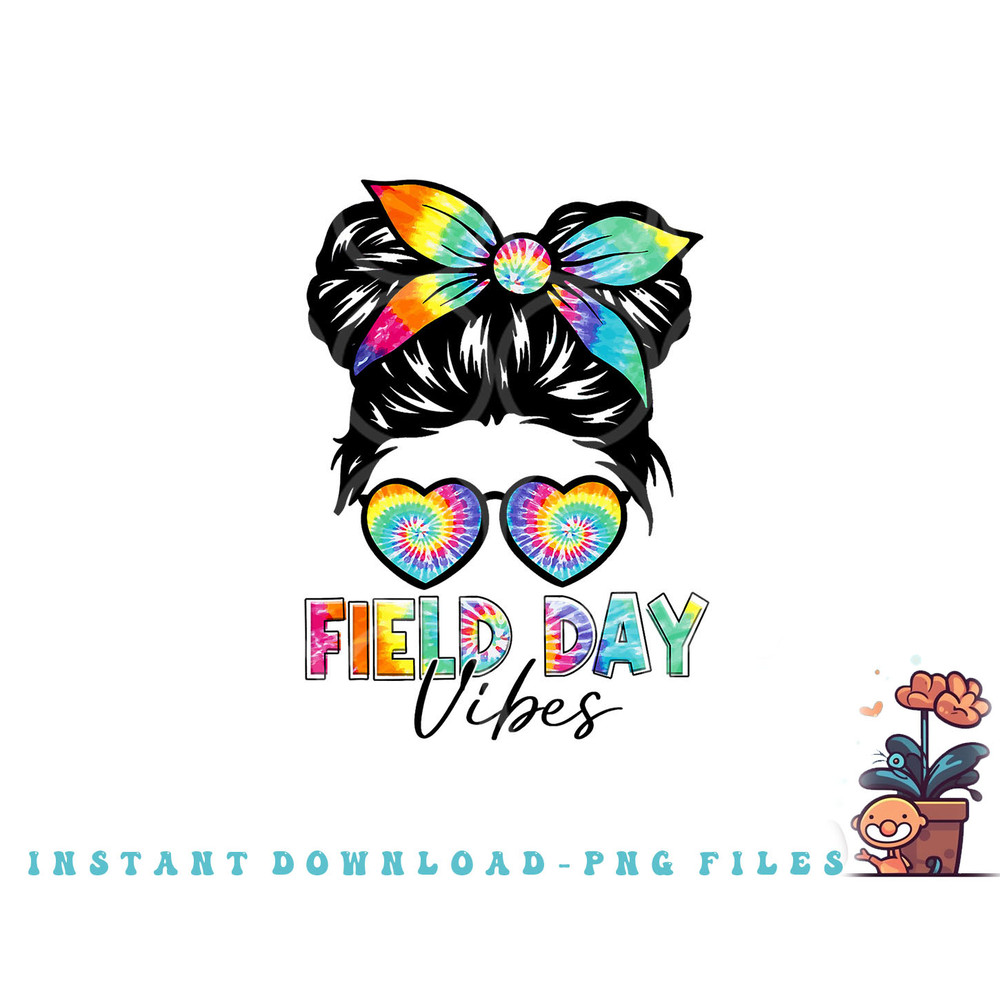 School Field Day Fun Tie Dye Field Day 2023 Girls Kids png, digital download copy.jpg