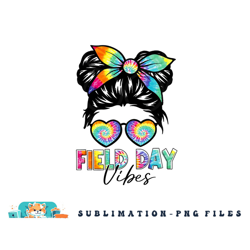 School Field Day Fun Tie Dye Field Day 2023 Girls Kids png, digital download copy.jpg