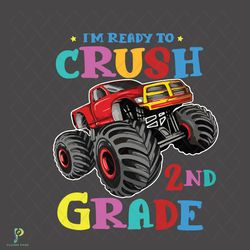 2nd grade svg, back to school svg, crush grade s