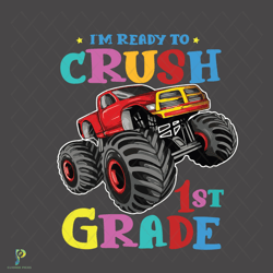 1st grade svg, back to school svg, crush grade s