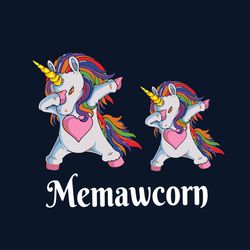 memawcorn unicorn costume mom mothers day svg, mothers day svg, unicorn svg  silhouette svg fies