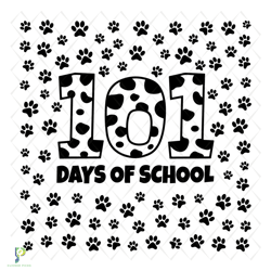 101 days of school svg, 100th days svg, 101 days