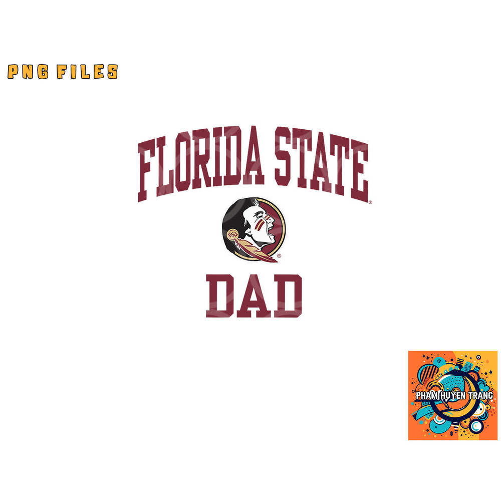 Florida State Seminoles Dad Icon Officially Licensed png, digital download copy.jpg