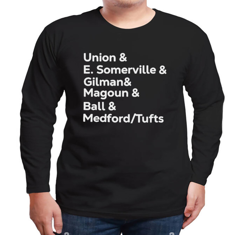 Union E Somerville Gilman Magoun Ball Medford Tufts New Shirt, Shirt For Men Women, Graphic Design, Unisex Shirt