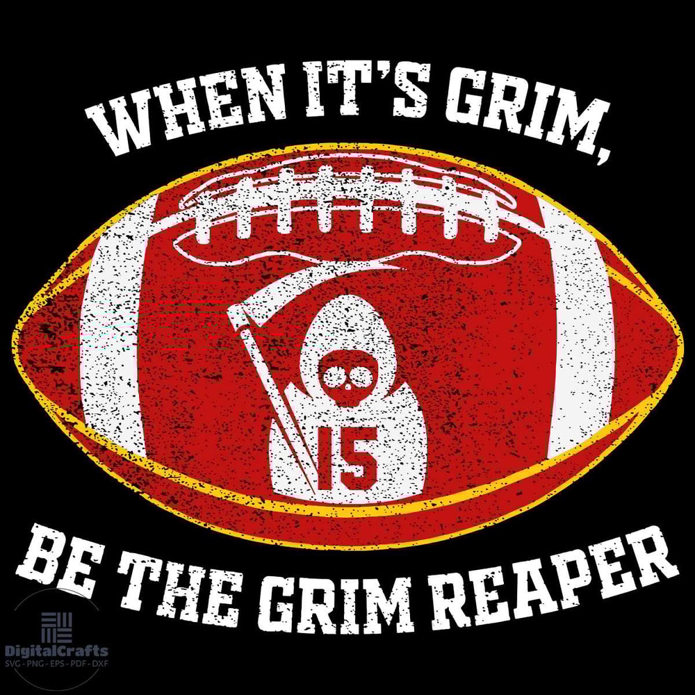 When Its cBe The Grim Reaper Svg Football Svg
