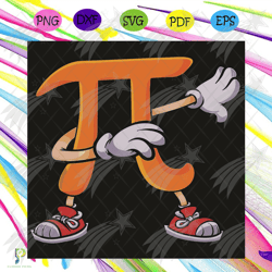 dabbing pi svg, trending svg, pi day svg, happy p