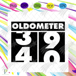 oldometer 49 50 svg, birthday svg, 50th birthday