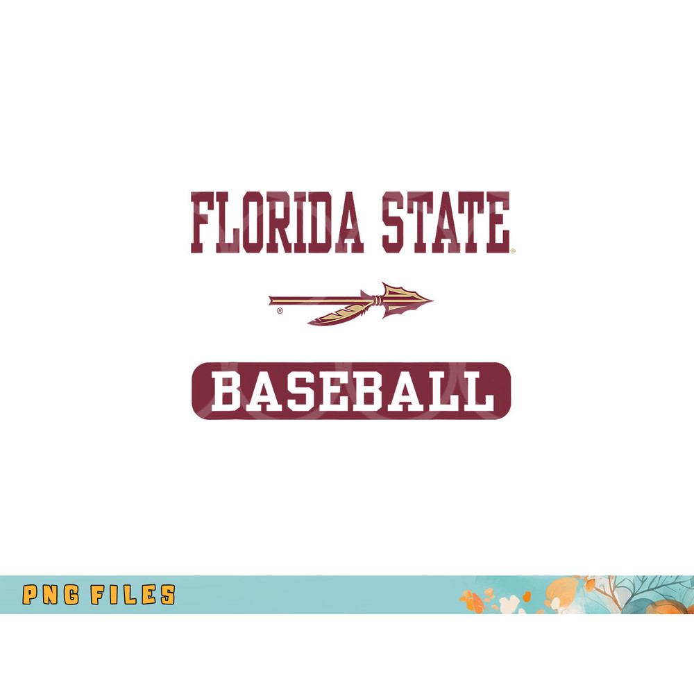 Florida State Seminoles Baseball Logo Officially Licensed png, digital download copy.jpg