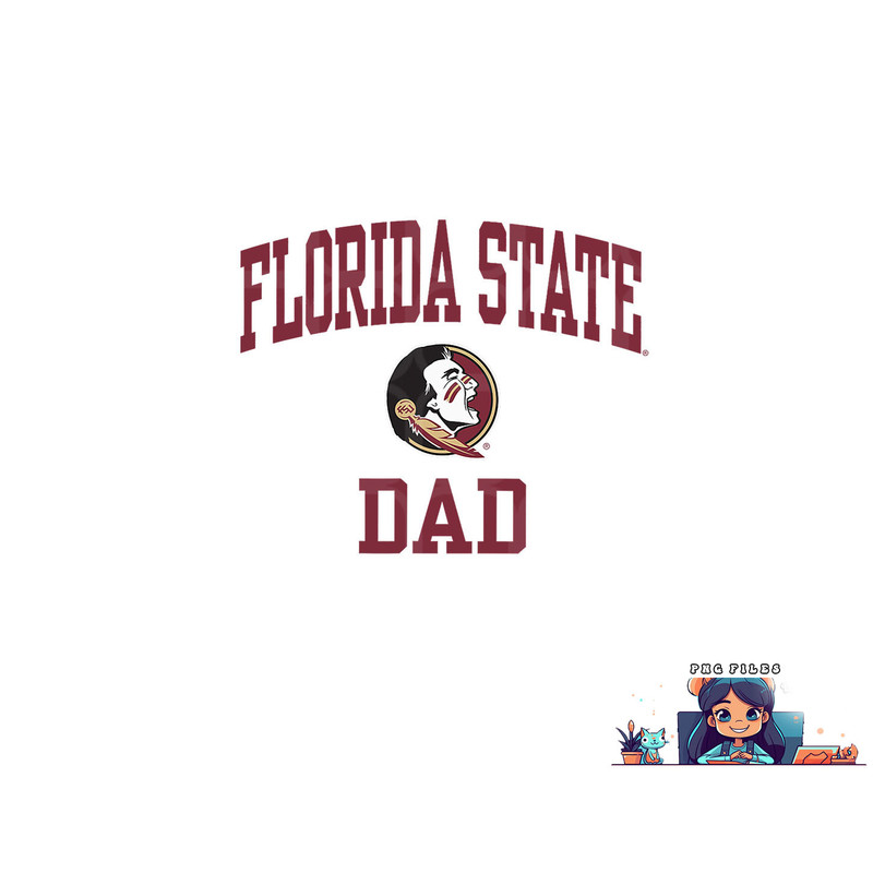 Florida State Seminoles Dad Icon Officially Licensed png, digital download copy.jpg