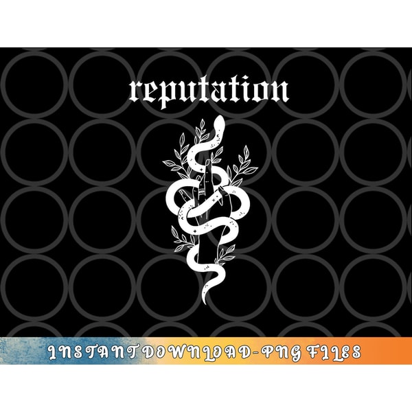 Snake Reputation In The World png, digital download copy - Inspire Uplift