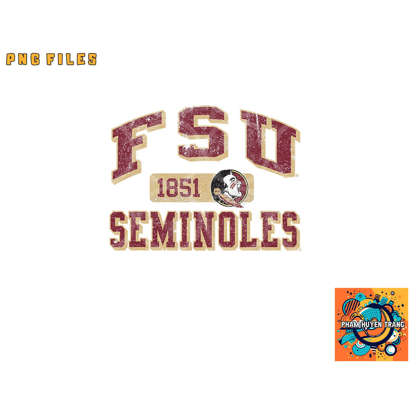 Florida State Seminoles Retro Bar Logo Officially Licensed png, digital download copy.jpg