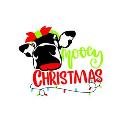 mooey christmas svg, cow svg, cow face svg, christmas,christmas svg, cricut file